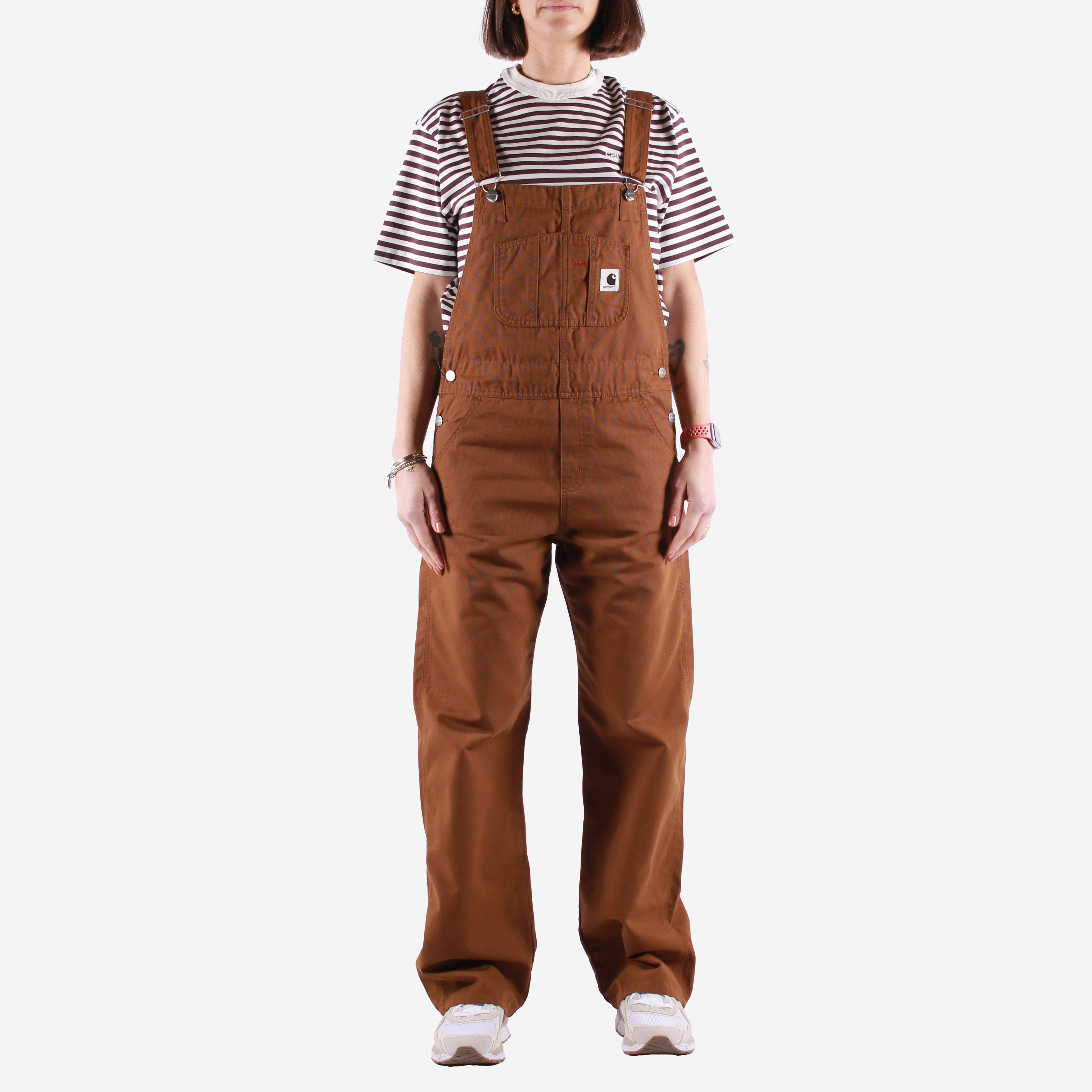 Carhartt WIP - W Bib Overall Straight - Hamilton Brown – Beach