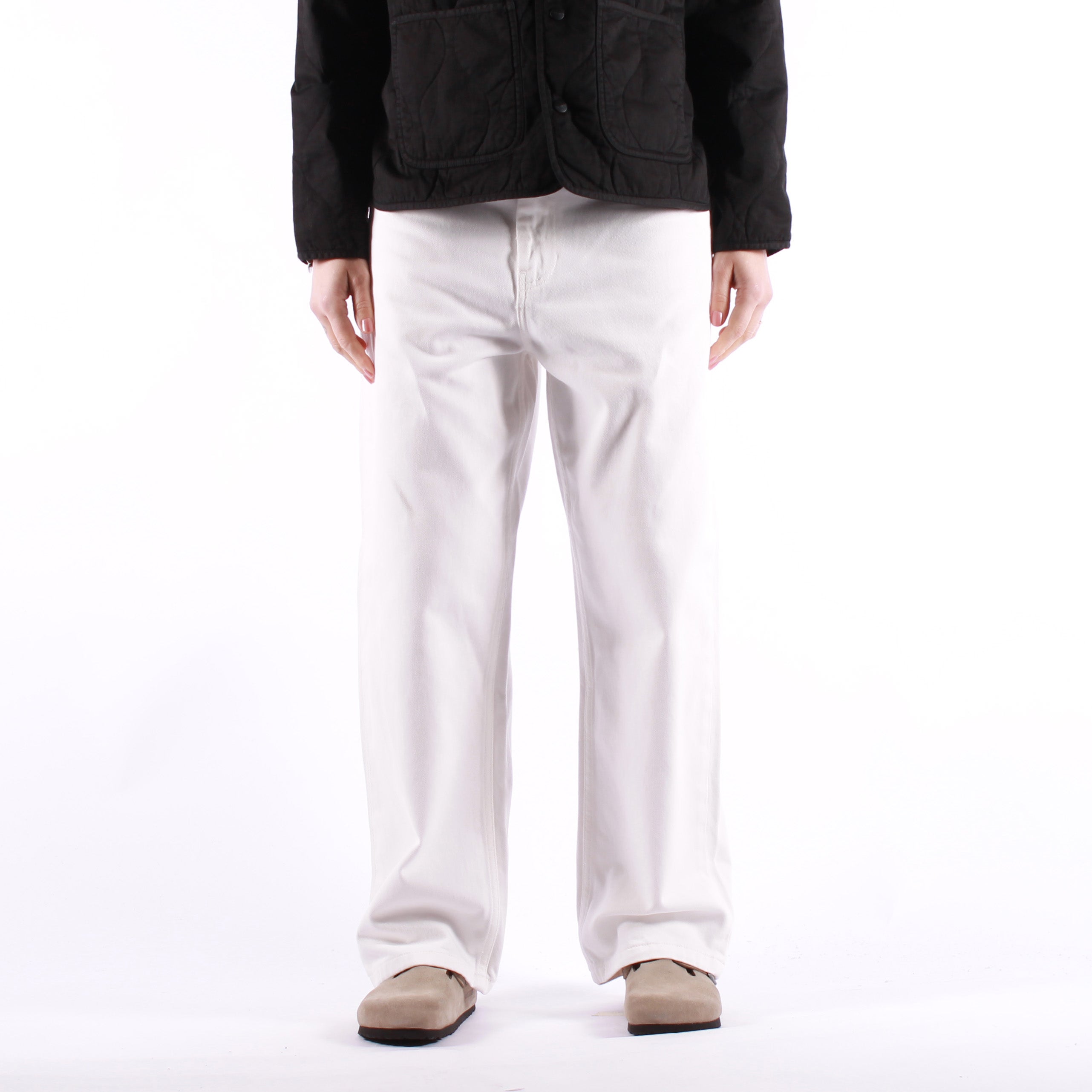 Carhartt WIP - W Brandon Pant - White – Beach Break Shop