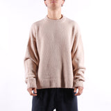Amish - Crew Crop Man Boucle - Beige