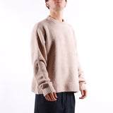Amish - Crew Crop Man Boucle - Beige