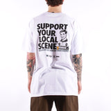 Beach Break Shop - Support Your Local Scene - White