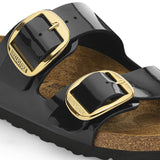 Birkenstock - Arizona Big Buckle Birko Flor Patent - Black Gold