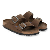 Birkenstock - Arizona SFB Suede Leathe - Dark Tea