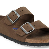 Birkenstock - Arizona SFB Suede Leathe - Dark Tea
