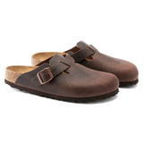Birkenstock - Boston Oiled Leather Unisex - Habana