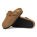 Birkenstock - Boston Suede Leather - Dark Tea