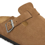 Birkenstock - Boston Suede Leather - Dark Tea