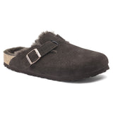 Birkenstock - Boston Shearling Suede Leather - Mocca