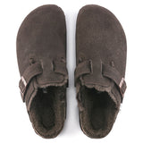 Birkenstock - Boston Shearling Suede Leather - Mocca