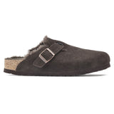 Birkenstock - Boston Shearling Suede Leather - Mocca