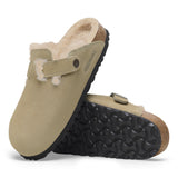 Birkenstock - Boston Shearling Suede Leather - Taupe