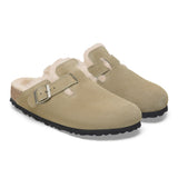 Birkenstock - Boston Shearling Suede Leather - Taupe