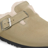 Birkenstock - Boston Shearling Suede Leather - Taupe