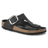 Birkenstock - Gizeh Big Buckle Oiled Leather - Black