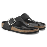 Birkenstock - Gizeh Big Buckle Oiled Leather - Black