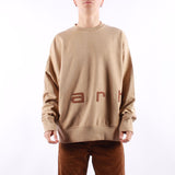 Carhartt WIP - Felt Script Sweat - Peanut Tobacco