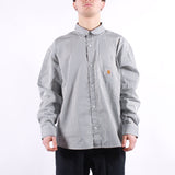 Carhartt WIP - LS Daldry Shirt - Daldry Stripe Office Blue Wax