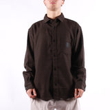 Carhartt WIP - LS Lowis Shirt - Lowis Houndstooth Vitola Heather