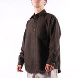 Carhartt WIP - LS Lowis Shirt - Lowis Houndstooth Vitola Heather