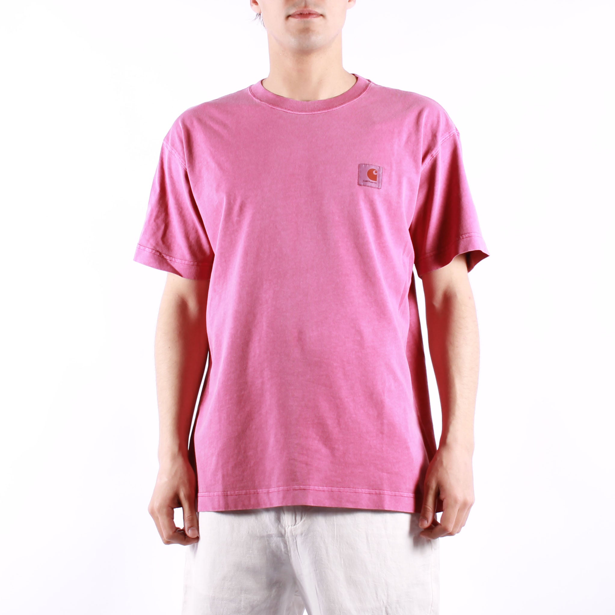 Carhartt WIP - SS Nelson T-Shirt - Magenta | Carhartt WIP | T-Shirt | 49.00 | Beach Break Shop