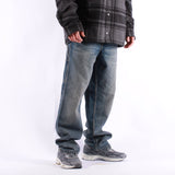 Carhartt WIP - Single Knee Pant - Blue Worn Used Wash