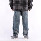 Carhartt WIP - Single Knee Pant - Blue Worn Used Wash