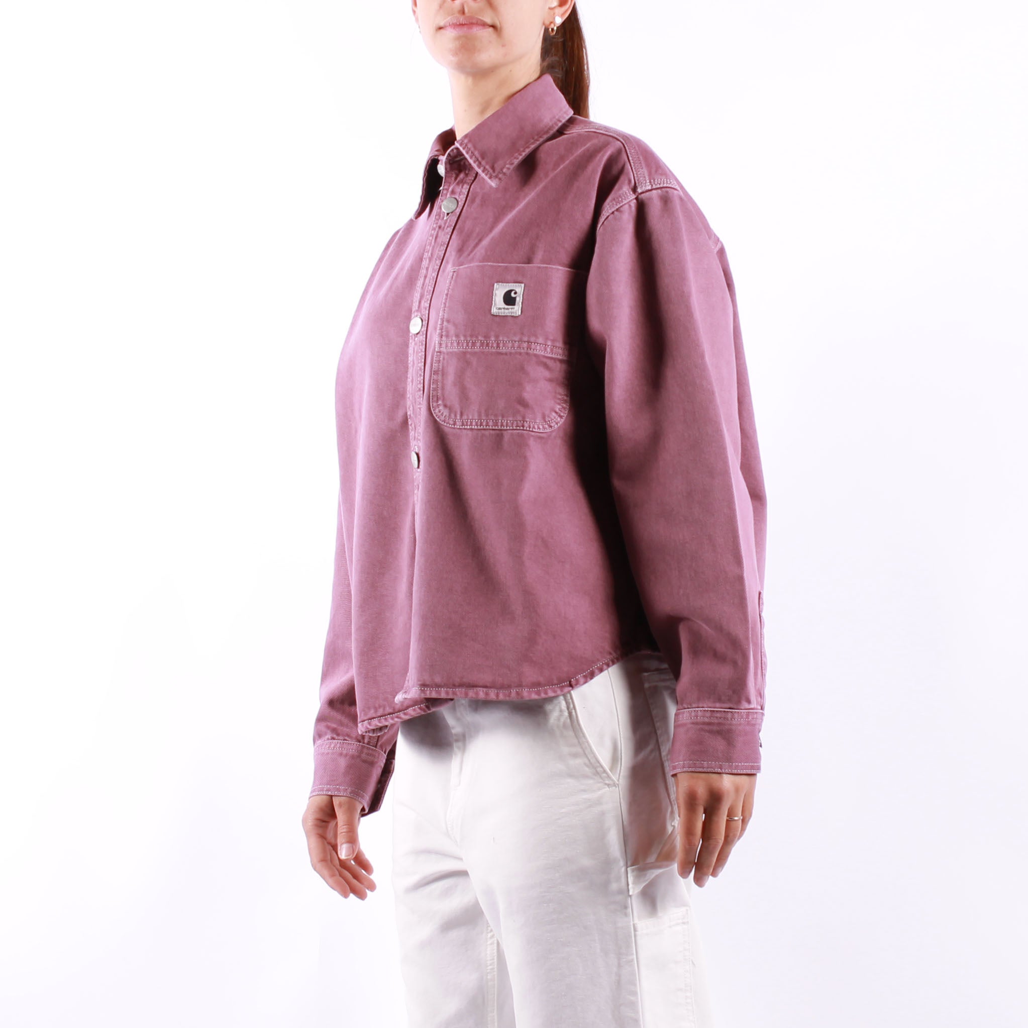 Carhartt WIP - W Georgia Shirt Jacket - Dusty Fuchsia.