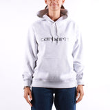 Carhartt WIP - W Hooded Carhartt Sweatshirt - Ash Heather Citadel