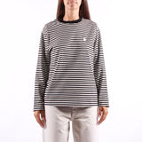 Carhartt WIP - W LS Verner T-Shirt - Verner Stripe Black Wax