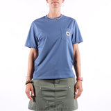 Carhartt WIP - W SS Pocket T-Shirt - Blue Iris