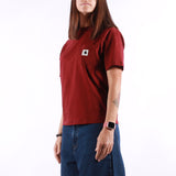 Carhartt WIP - W SS Pocket T-Shirt - Marsala