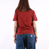 Carhartt WIP - W SS Pocket T-Shirt - Marsala