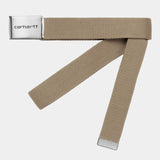 Carhartt Wip - Clip Belt Chrome - Leather