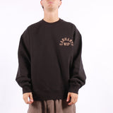 Carhartt WIP - Arch Script Sweat - Black Hamilton Brown