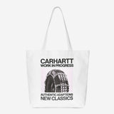 Carhartt WIP - Canvas Graphic Tote - Sean Hamilton Print - White