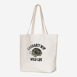 Carhartt WIP - Canvas Graphic Tote - Wild Life Print Natural