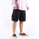 Carhartt WIP - Double Knee Short - Black Stone Washed