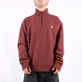 Carhartt WIP - Half Zip American Script Sweat - Amarone