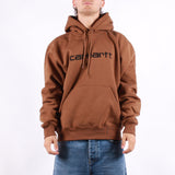 Carhartt WIP - Hooded Carhartt Sweat - WIP H Brown Black