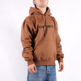 Carhartt WIP - Hooded Carhartt Sweat - WIP H Brown Black