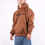 Carhartt WIP - Hooded Carhartt Sweat - WIP H Brown Black