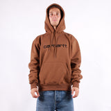 Carhartt WIP - Hooded Carhartt Sweat - WIP H Brown Black