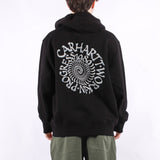 Carhartt WIP - Hooded Spiral Sweat - Black