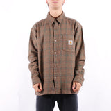 Carhartt WIP - LS Bagley Shirt - Bagley Check Hamilton Brown