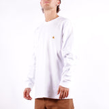 Carhartt WIP - LS Chase T-Shirt - White Gold