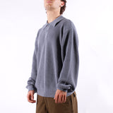 Carhartt WIP - LS Miles Polo - Shady Blue