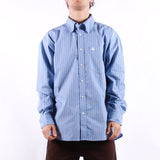 Carhartt WIP - Ls Keene Shirt - Keene Stripe Curacao