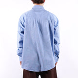 Carhartt WIP - Ls Keene Shirt - Keene Stripe Curacao