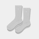 Carhartt WIP - Madison Pack Socks - Ash Heather White