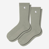 Carhartt WIP - Madison Pack Socks - Shady Green White